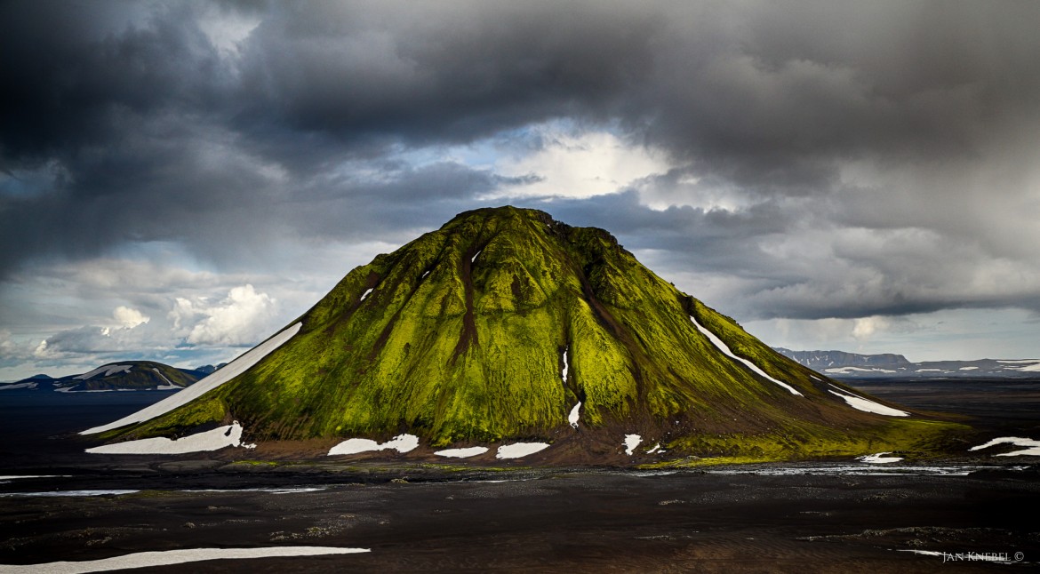 Dramatic view of Maelifell Iceland