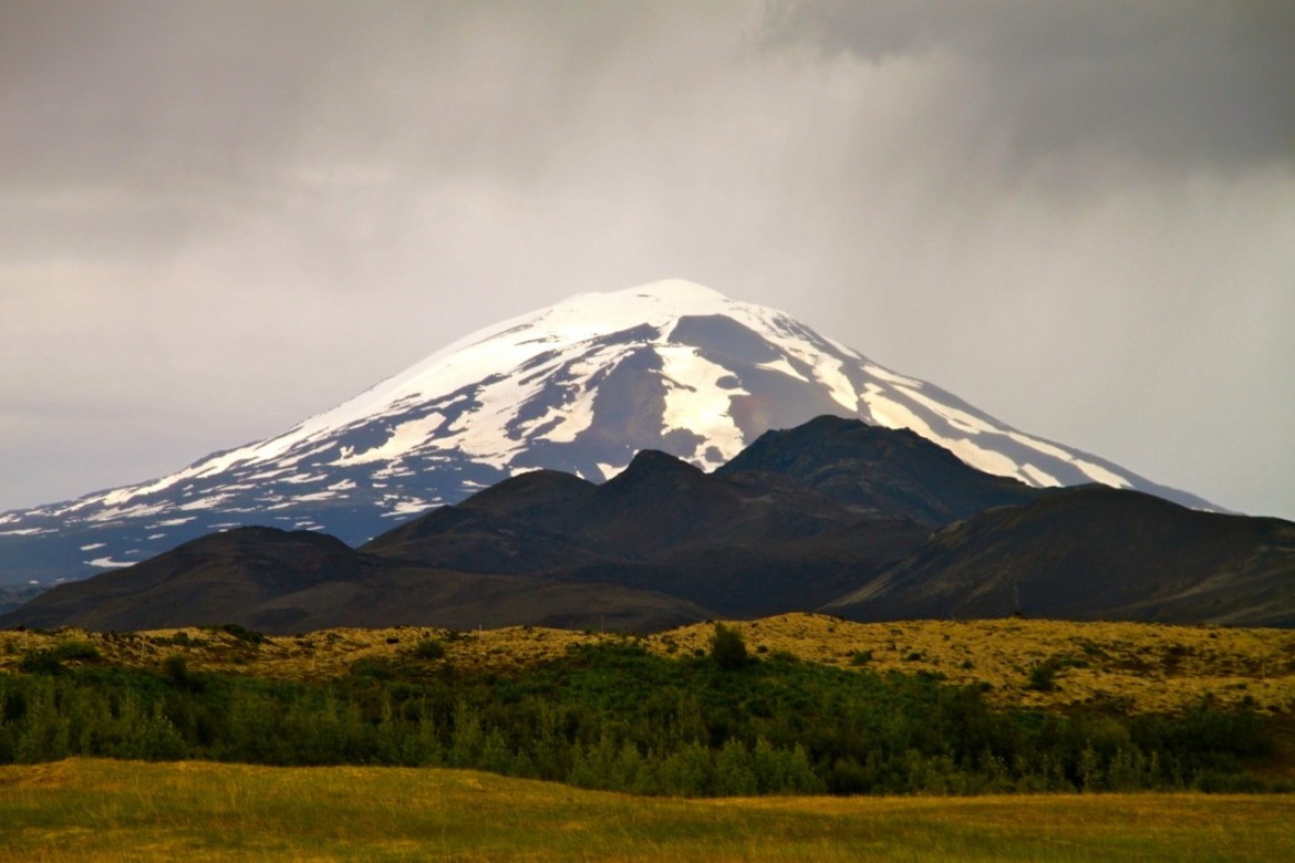 View of mount Hekla