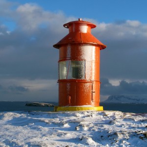 Islande phare hiver